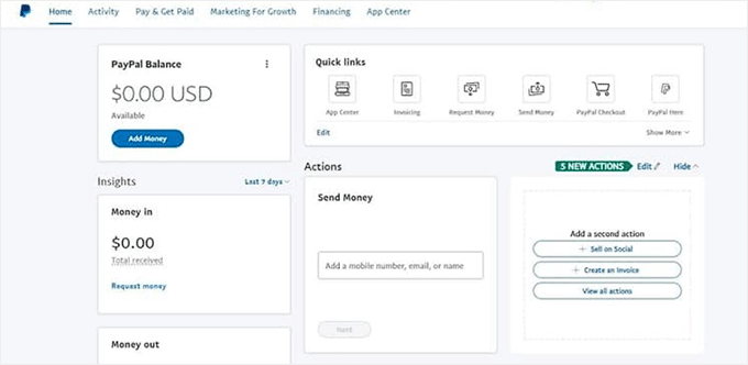 View insights in PayPal View insights in PayPal
