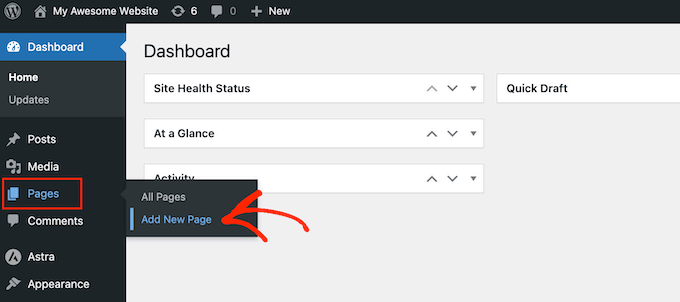 Adding more pages to your not-for-profit WordPress website Adding more pages to your not-for-profit WordPress website