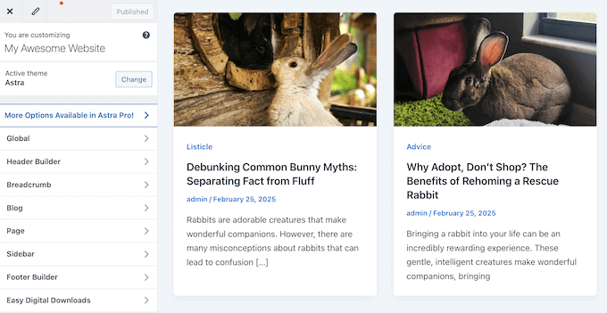 Customizing a default WordPress theme Customizing a default WordPress theme