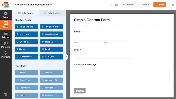 Adding a contact form to your website using WPForms Adding a contact form to your website using WPForms