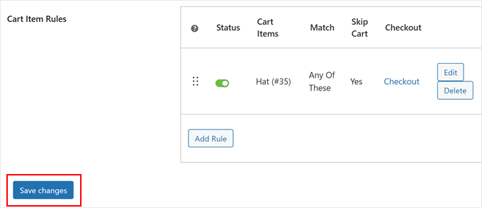 Saving changes to the CartHopper addon Saving changes to the CartHopper addon