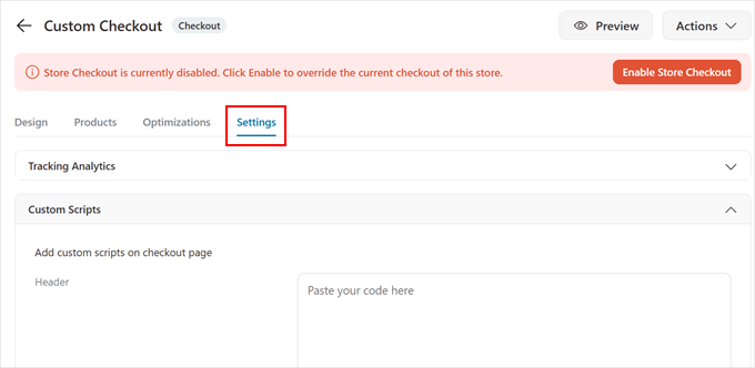 Entering custom scripts and code in FunnelKit checkout settings Entering custom scripts and code in FunnelKit checkout settings