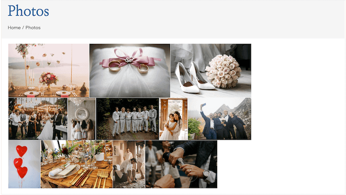 Adding a photo gallery to your wedding website Adding a photo gallery to your wedding website