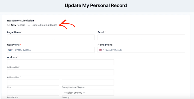 How to update the user's personal records upon request, in accordance with the VCDPA How to update the user's personal records upon request, in accordance with the VCDPA