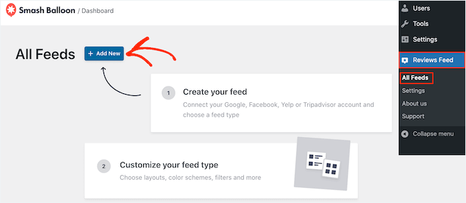 Creating a reviews feed on your WordPress website