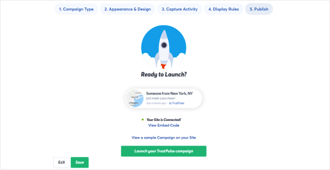 How to launch a new TrustPulse campaign How to launch a new TrustPulse campaign