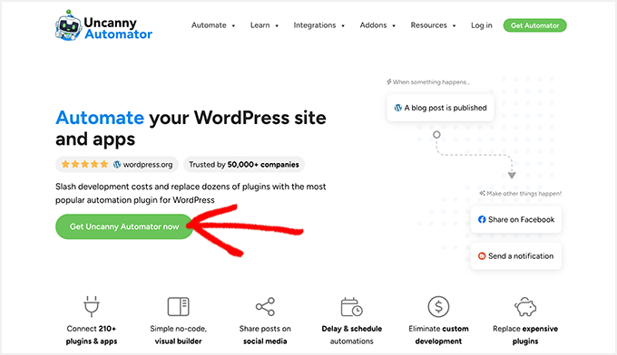 Uncanny Automator WordPress Automation and Integration Plugin Uncanny Automator WordPress Automation and Integration Plugin