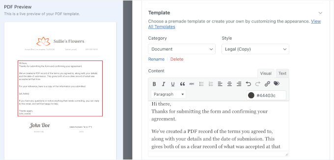 Adding PDF content Adding PDF content