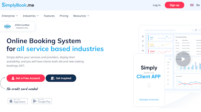 Simplybook.me – Best for Enterprise-Level Businesses Simplybook.me – Best for Enterprise-Level Businesses