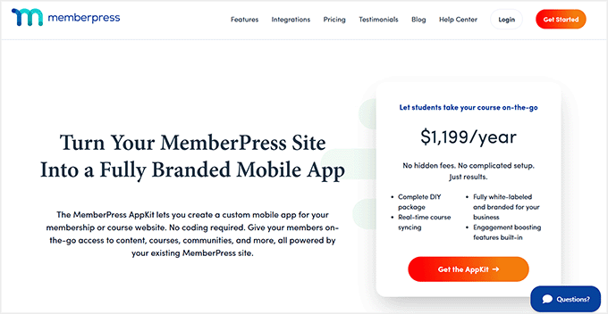 MemberPress AppKit Homepage MemberPress AppKit Homepage
