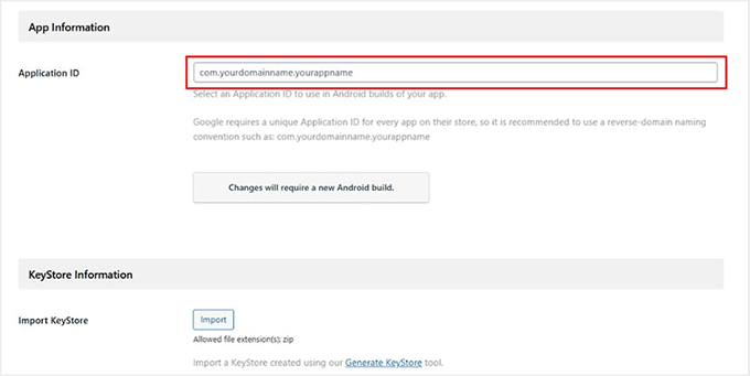 Add Keystore information in MemberPress AppKit Add Keystore information in MemberPress AppKit
