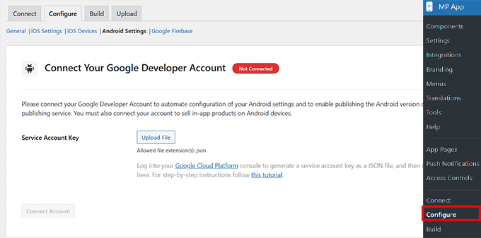 Connect Google Developer account with MemberPress AppKit Connect Google Developer account with MemberPress AppKit