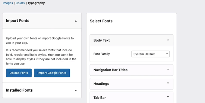 Configure your app's typography in MemberPress AppKit Configure your app's typography in MemberPress AppKit