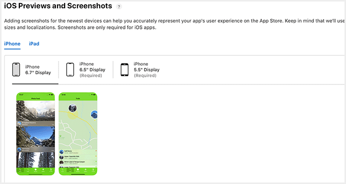 Upload screenshots in App Store Connect Upload screenshots in App Store Connect