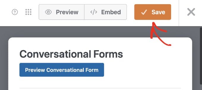 Saving a WPForms Survey Saving a WPForms Survey