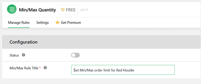 Add rule title in Minimum and Maximum Quantity for WooCommerce plugin Add rule title in Minimum and Maximum Quantity for WooCommerce plugin
