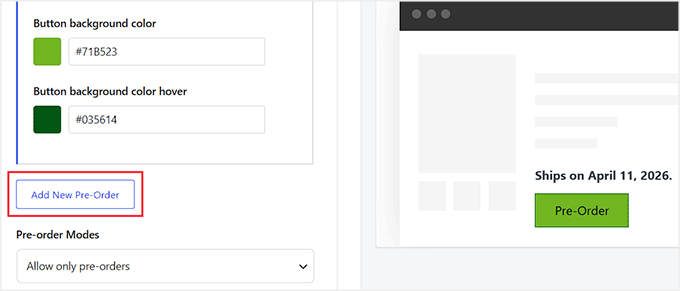 Create multiple pre-order rules in Merchant Create multiple pre-order rules in Merchant