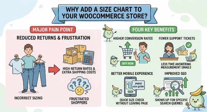 Benefits of Adding Size Charts to Your WooCommerce Product Pages Benefits of Adding Size Charts to Your WooCommerce Product Pages