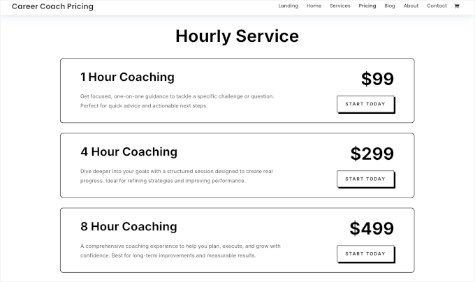 Divi's stacked pricing table Divi's stacked pricing table