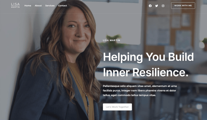 Astra's coaching/consulting starter site Astra's coaching/consulting starter site