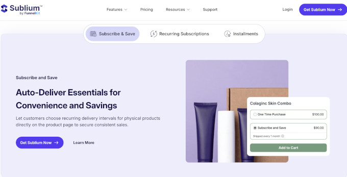 Sublium - WooCommerce Subscription plugin Sublium - WooCommerce Subscription plugin