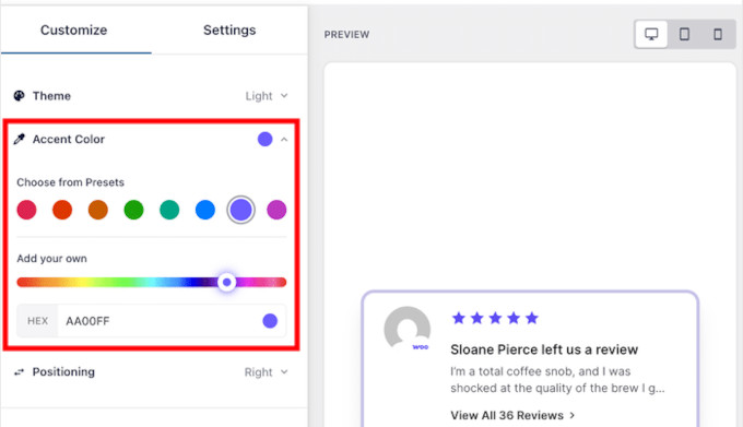 Customize your notification popup Customize your notification popup