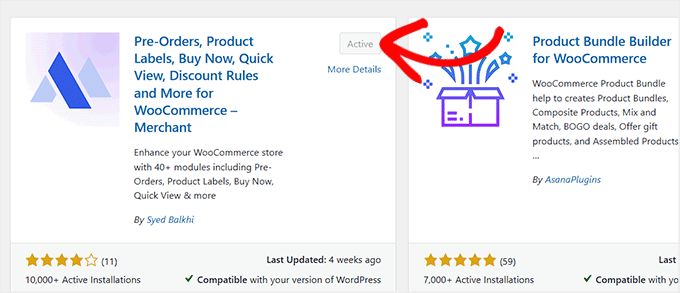 Install the free Merchant plugin Install the free Merchant plugin