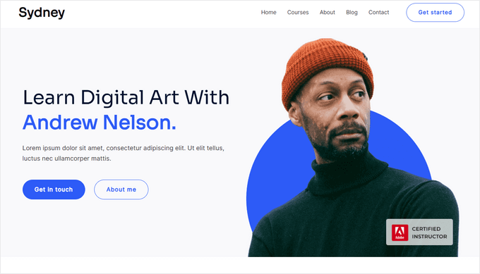 Sydney Pro WordPress theme for teachers and online courses Sydney Pro WordPress theme for teachers and online courses