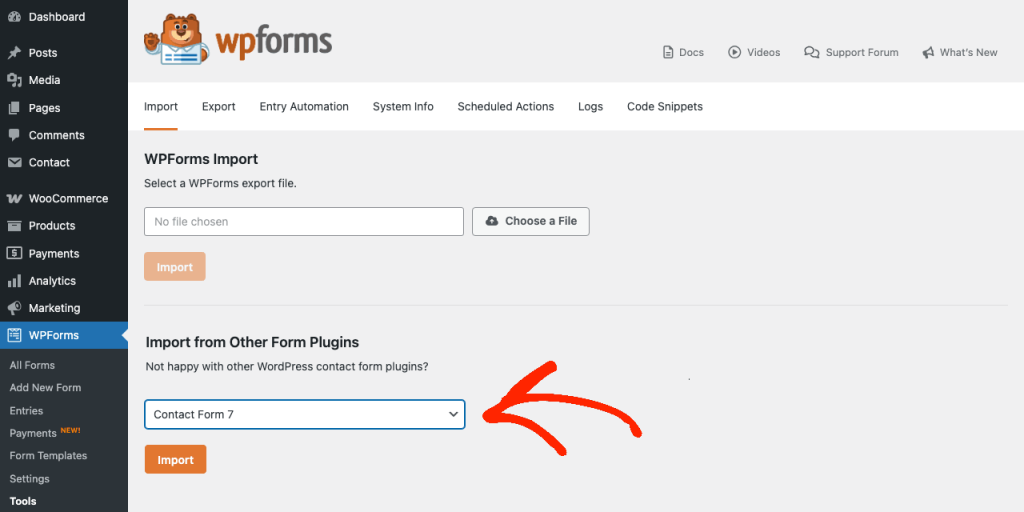 Migrating your forms into WPForms Migrating your forms into WPForms