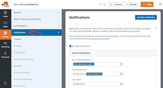 Reviewing your email notification settings Reviewing your email notification settings