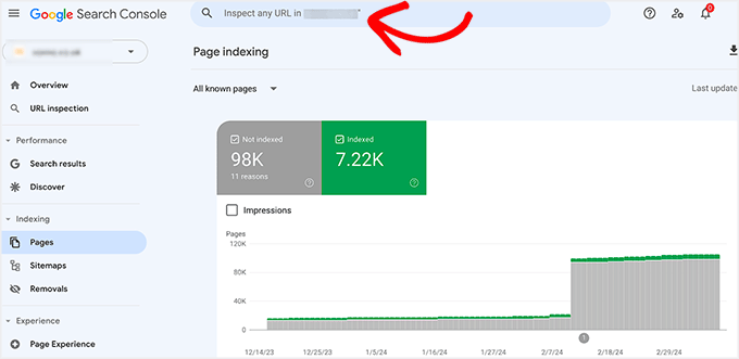 Search if a page is indexed in Google Search Console Search if a page is indexed in Google Search Console