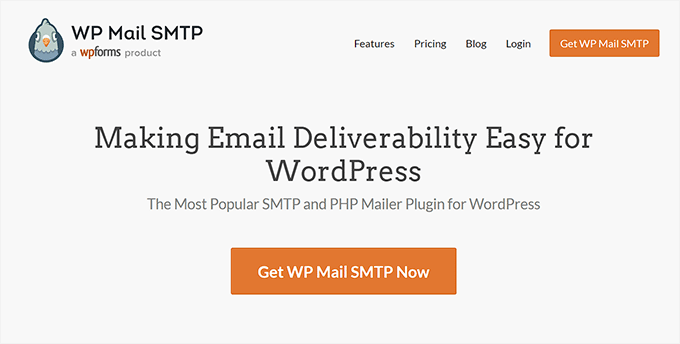 WP Mail SMTP website WP Mail SMTP website