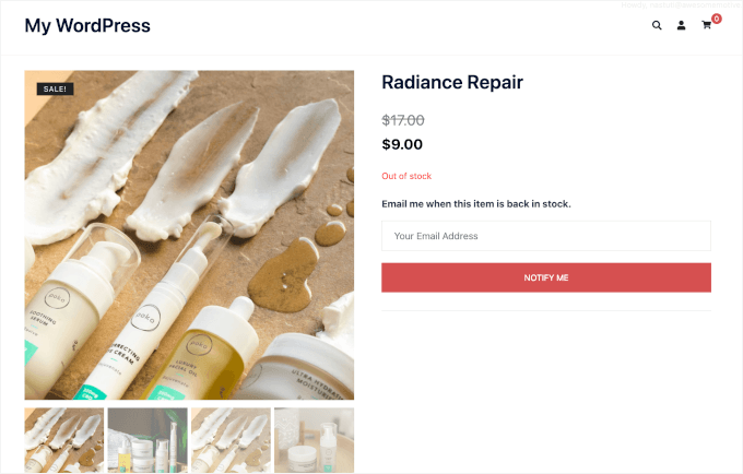 Live waitlist form from Merchant Live waitlist form from Merchant
