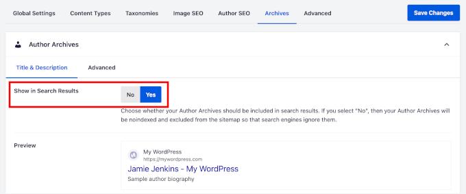 Enabling search results for Author Archive page Enabling search results for Author Archive page