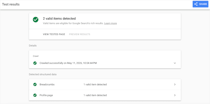 Author Archive page shows up on Google rich results Author Archive page shows up on Google rich results