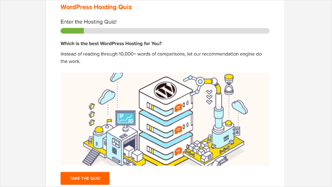 WPBeginner WordPress Hosting Quiz WPBeginner WordPress Hosting Quiz