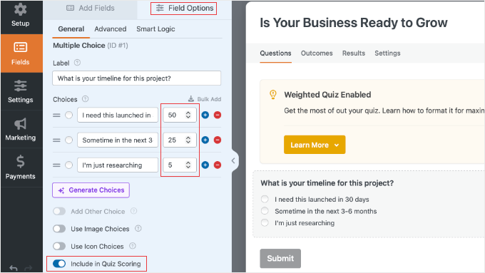 WPForms Quiz Scoring WPForms Quiz Scoring