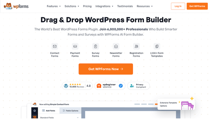 The WPForms Contact Form 7 alternative The WPForms Contact Form 7 alternative