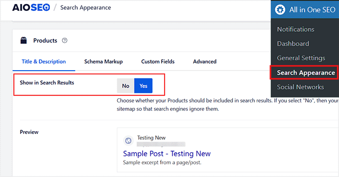 Enable WooCommerce SEO in AIOSEO Enable WooCommerce SEO in AIOSEO