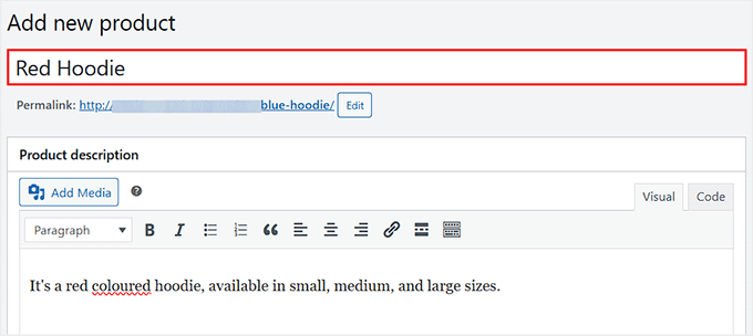 Add WooCommerce product title Add WooCommerce product title