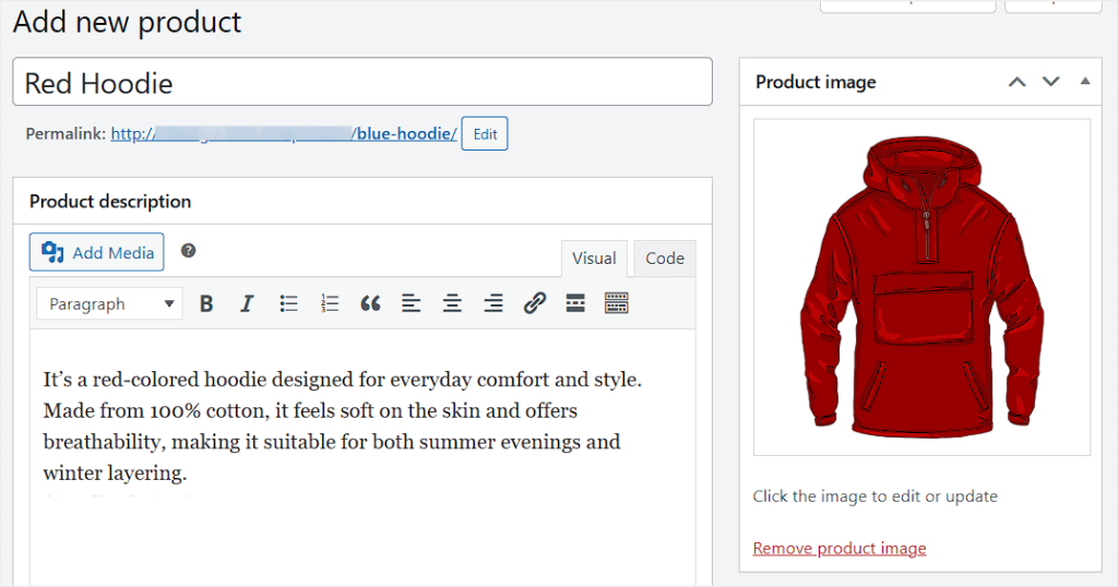 Add a product image in WooCommerce Add a product image in WooCommerce