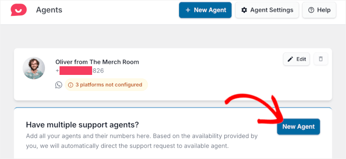 Adding a new agent in WPChat Adding a new agent in WPChat