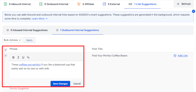 Checking and editing anchor text Checking and editing anchor text