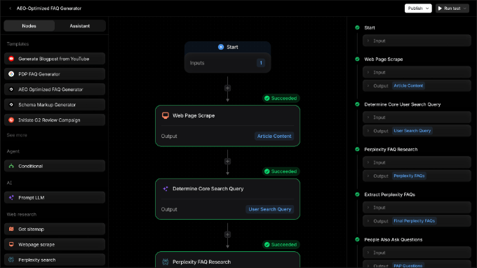 Profound's FAQ Generator for Enterprises Profound's FAQ Generator for Enterprises