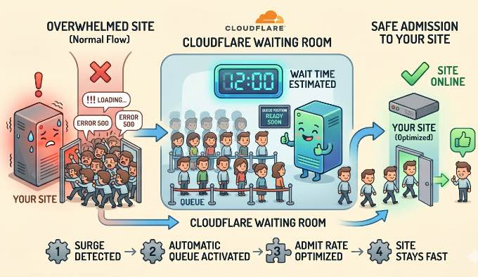 How Cloudflare Waiting Room Prevents Crashes During Sales How Cloudflare Waiting Room Prevents Crashes During Sales