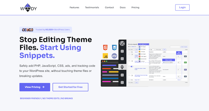 Woody Code Snippets – Best for Marketers Who Also Manage Ads Woody Code Snippets – Best for Marketers Who Also Manage Ads
