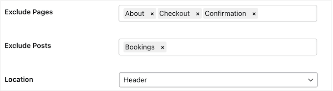 Excluding WordPress pages and posts Excluding WordPress pages and posts