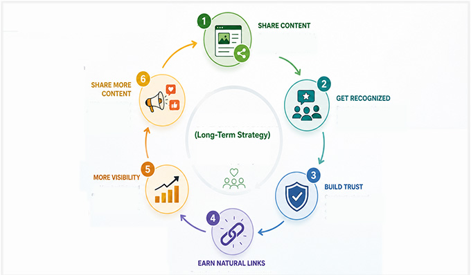 Earn backlinks over time Earn backlinks over time