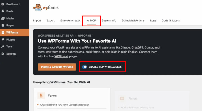 Connect WPForms with your favorite AI platform Connect WPForms with your favorite AI platform