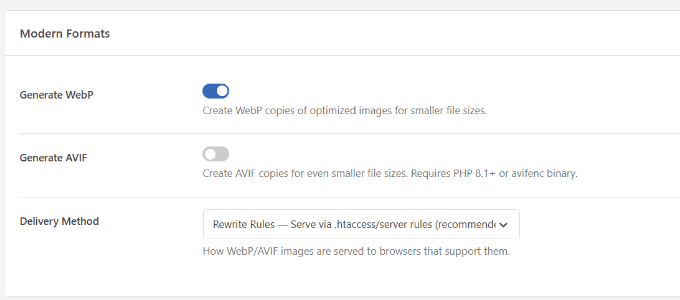 Turn on image compression with 1-click Turn on image compression with 1-click